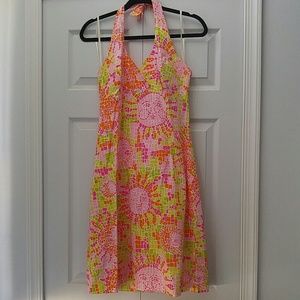 Lilly Pulitzer Mosaic Halter Dress 🌞🌛